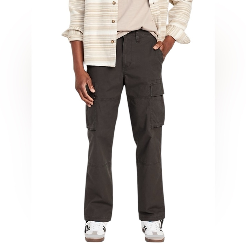 Old Navy Mens Loose Taper Cargo Ripstop Pants 48X34 Built In Flex